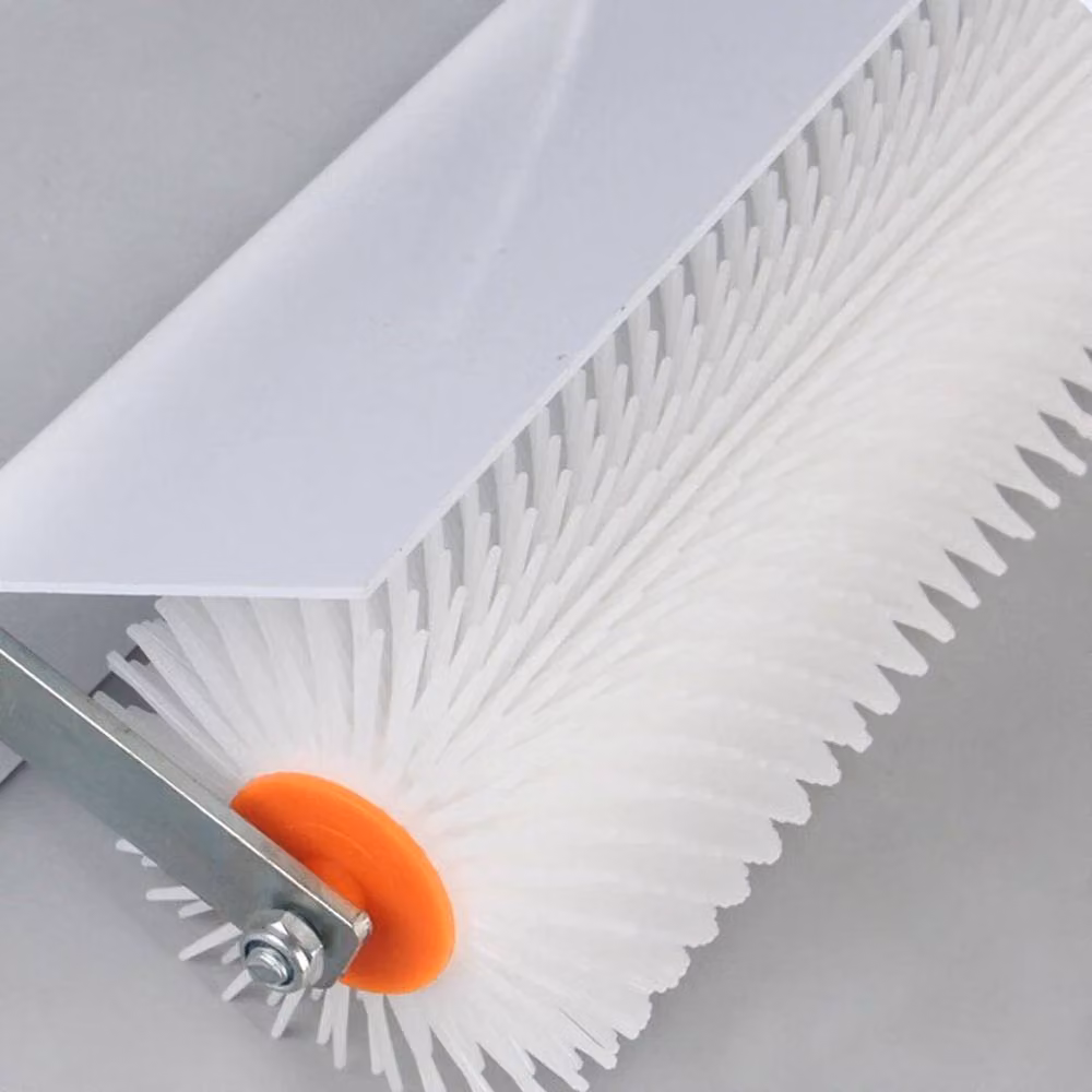 FLAVORA Spiked Latex Floor Screed Aeration Levelling Roller, White, W: 52 cm, H: 9 cm, D: 9 cm – 2