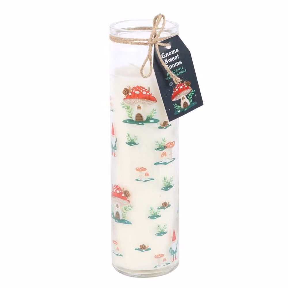 Uniqueful Gnome Sweet Gnome Spiced Apple Tube Candle, Multicolour – 3