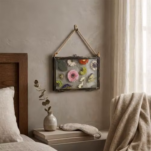Nicola Spring Pack of 5 Black Metal Hanging Photo Frames, Fits 10 x 15 cm – 5