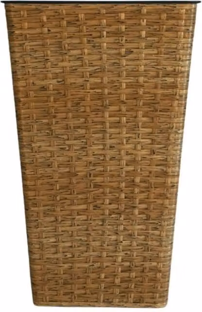 KDMD Brown Rattan Effect Tall Plastic Planter Tub – 1