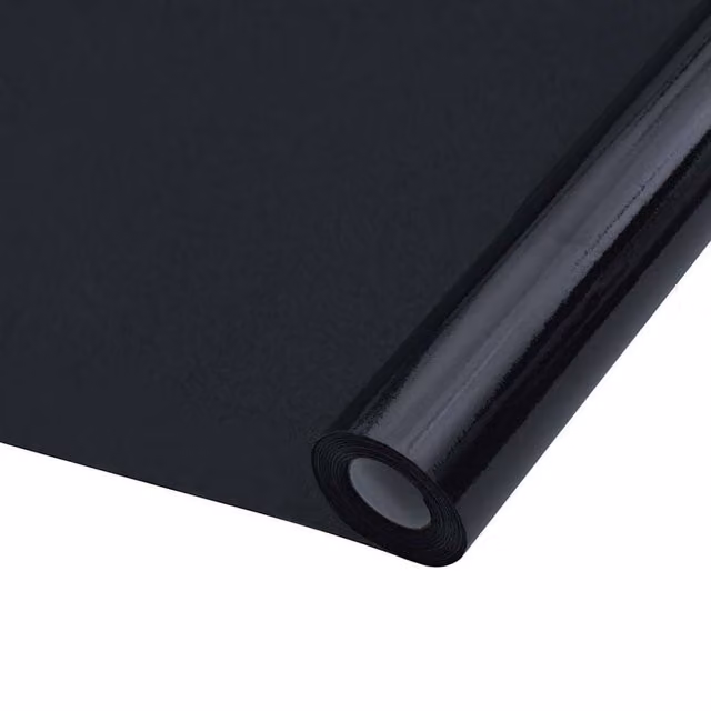 Berkfield Home Static Frosted Black PVC Window Films, 3 Pack