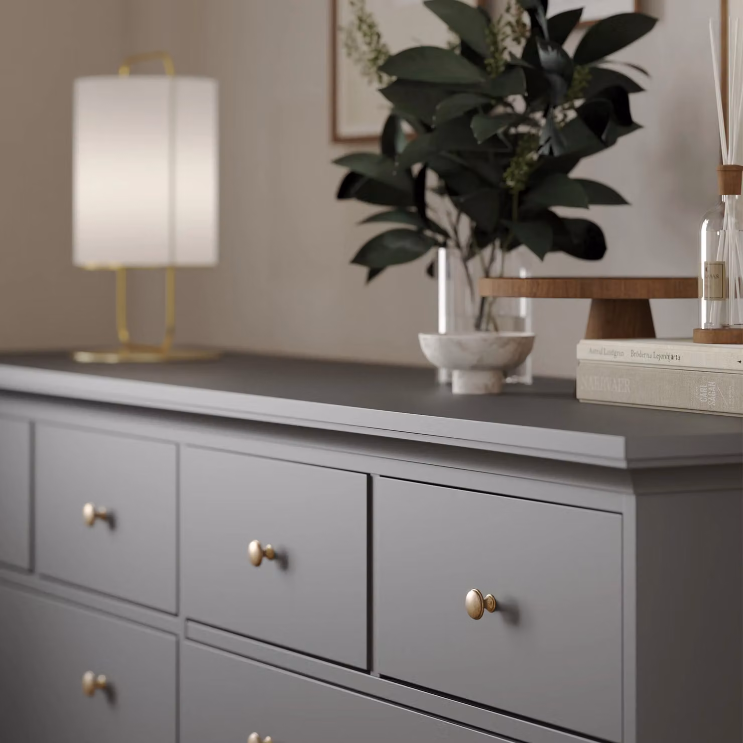 Furniture To Go Paris Chest of 8 Drawers in Grey Matt – 5