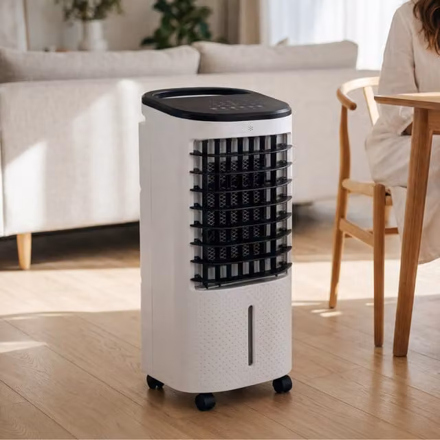 Air Pro 3-in-1 Portable Air Cooler with Remote Control, Ice Packs and Timer, White, 5L Capacity