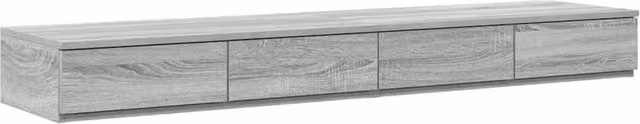 Berkfield Home Bed Drawers in Grey, W/D/H: 150 x 36.5 x 16.5 cm – 1