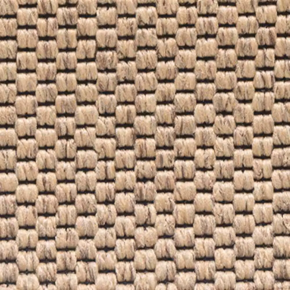 Berkfield Home Self-adhesive Sisal-Look Stair Mats, 15 Pieces, Beige Sand, W: 56 cm, D: 17 cm, H: 3 cm – 4