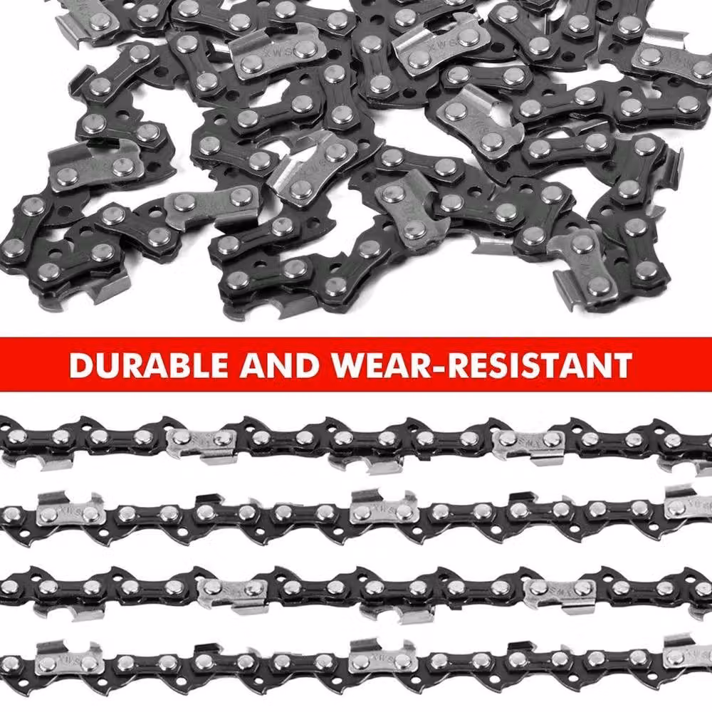 FLAVORA 4-Pack 14 Inch Chainsaw Saw Chain Blades in Black – 4