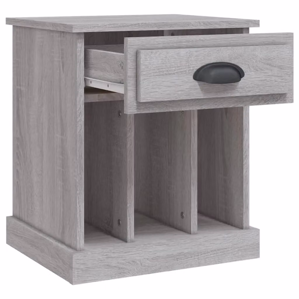 Berkfield Home Bedside Cabinet in Grey Sonoma, W/D/H: 43 x 36 x 50 cm – 2