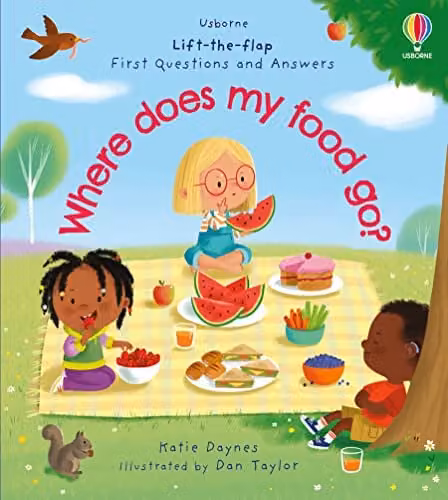 Usborne First Questions and Answers: Where does my food go? Multicolour Paper Book