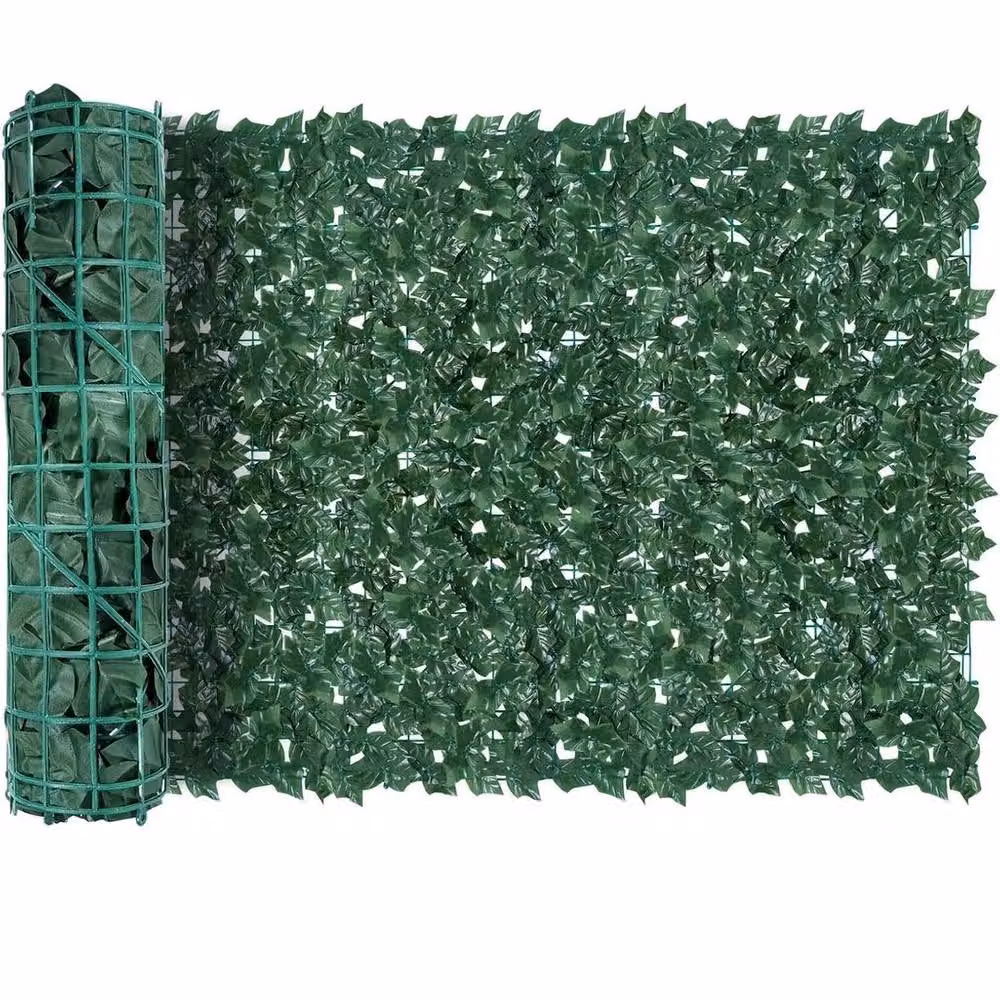 EONLION Green Artificial Potato Leaf Hedge, Width: 100 cm – 4