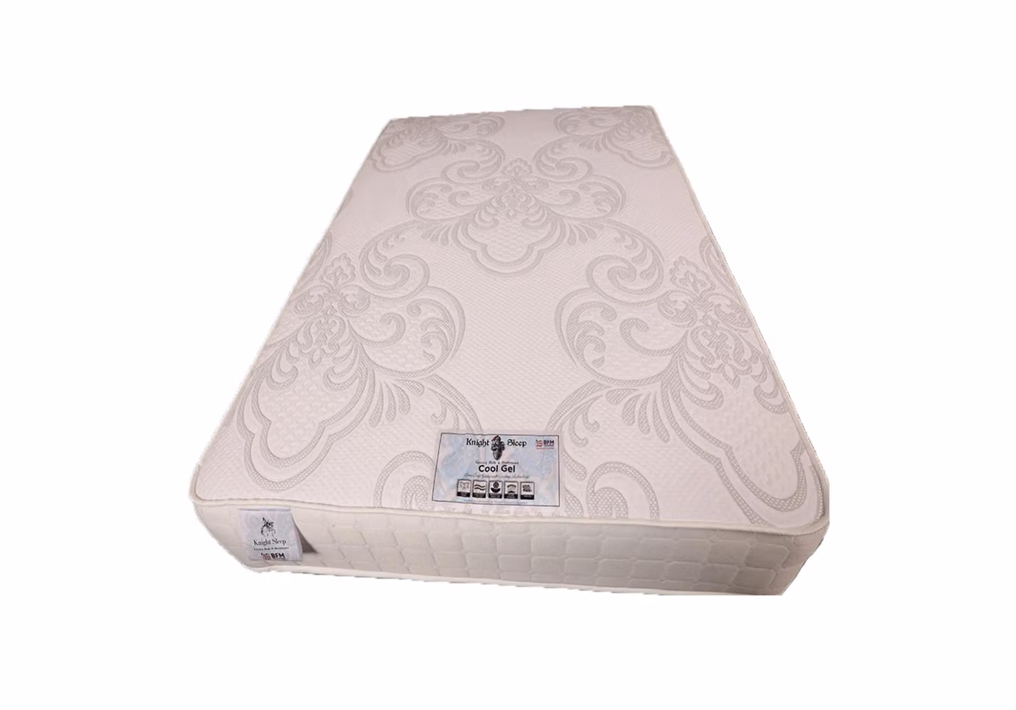 Knight Sleep Hybrid Memory Foam and Coil Spring Mattress in White, Small Double, W/D/H: 120 x 200 cm – 3