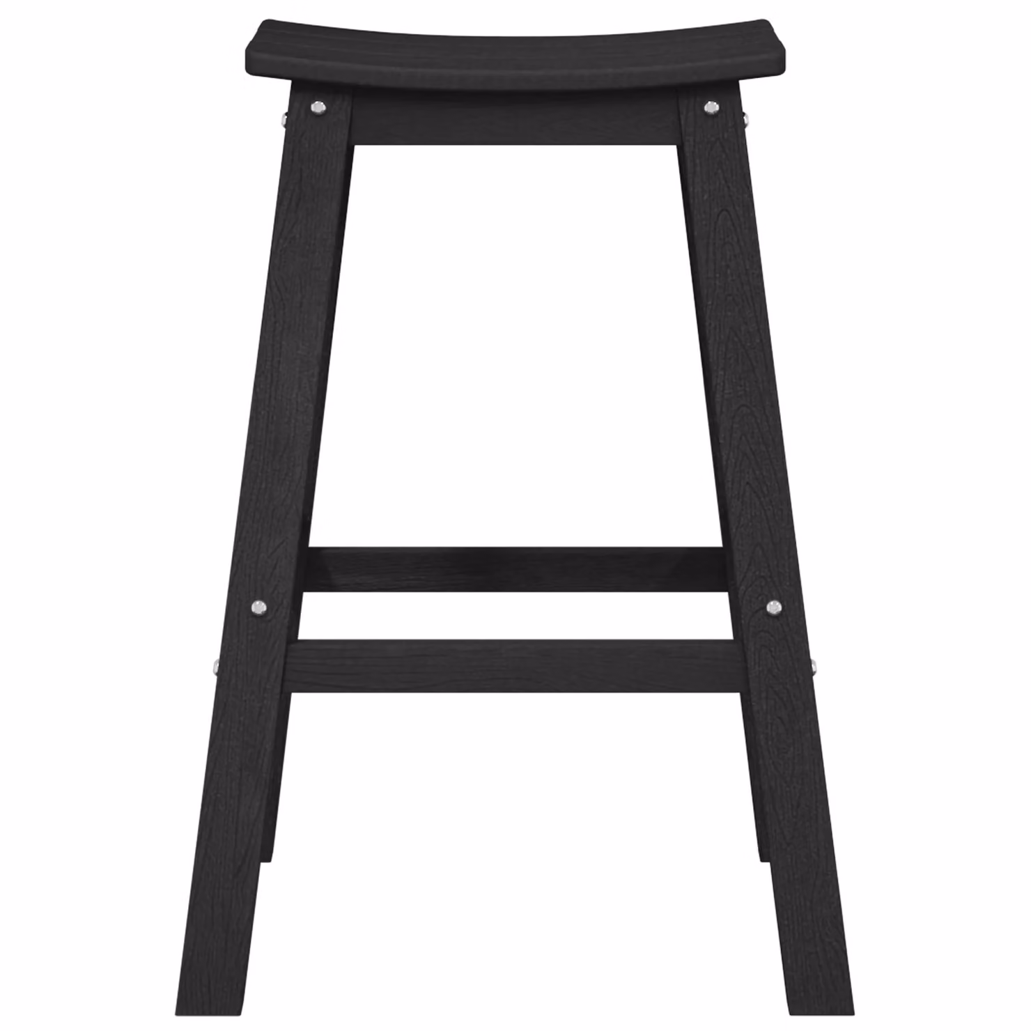 Berkfield Home Set of 9 Modern Black HDPE Bar Stools – 4