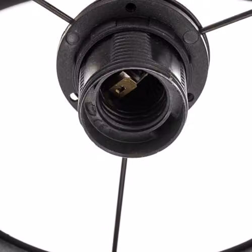 Netlighting Helen Cluster Pendant Ceiling Light in Black and Gold/Brass, Diameter: 35 cm – 5
