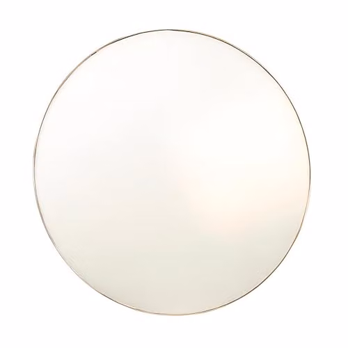 Madison & Mayfair Round Wall Mounted Mirror with Gold Metal Frame, Diameter: 80 cm – 2
