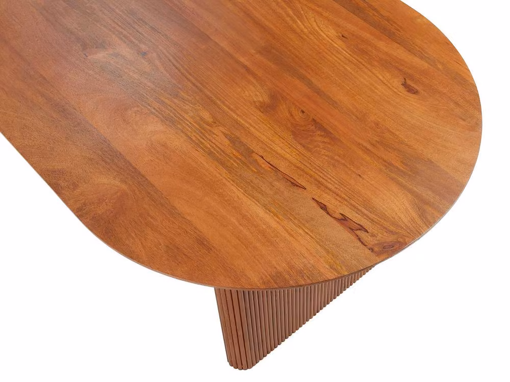 Vente-unique Balimela Mango Wood Dining Table in Walnut Brown with 8 Place Settings – 3