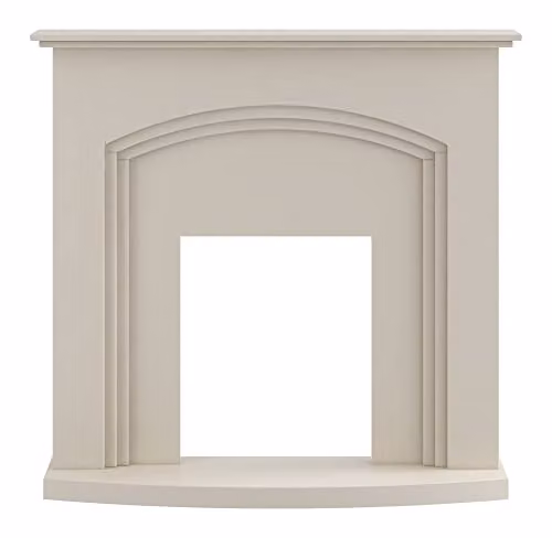 Adam Fires & Fireplaces Truro Fireplace in Beige, W: 103.5 cm, H: 97 cm, D: 27 cm – 1