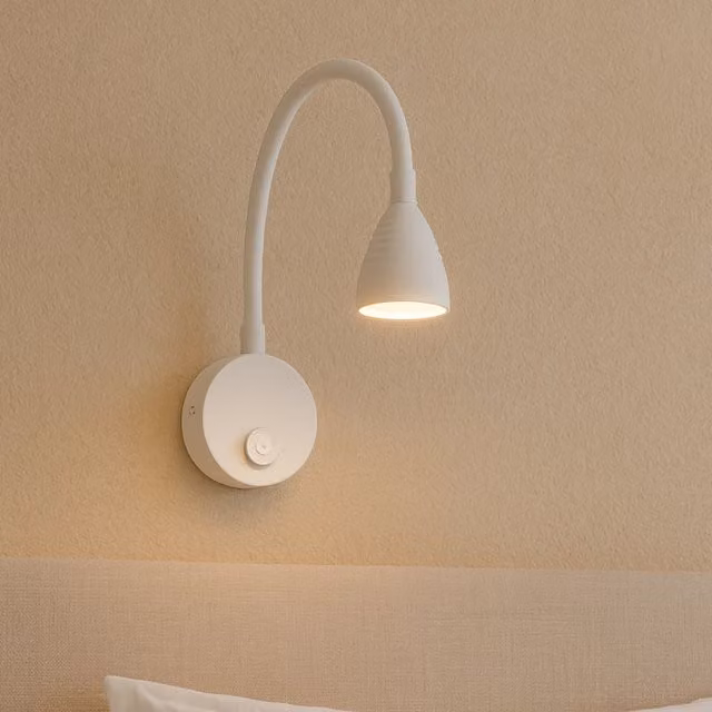 CGC Lighting Stoney LED Flexible Wall Light in White