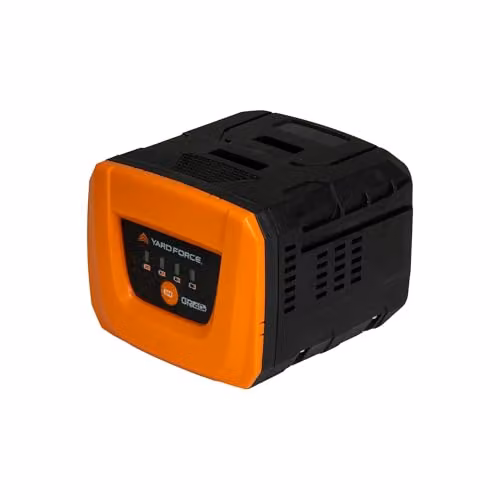 Yard Force 40V 2.5Ah Rechargeable Lithium-Ion Battery for Cordless Garden Tools, Black and Orange