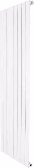 Monstershop Flat Single Column Steel Radiator, White, H: 160 cm, W: 56 cm