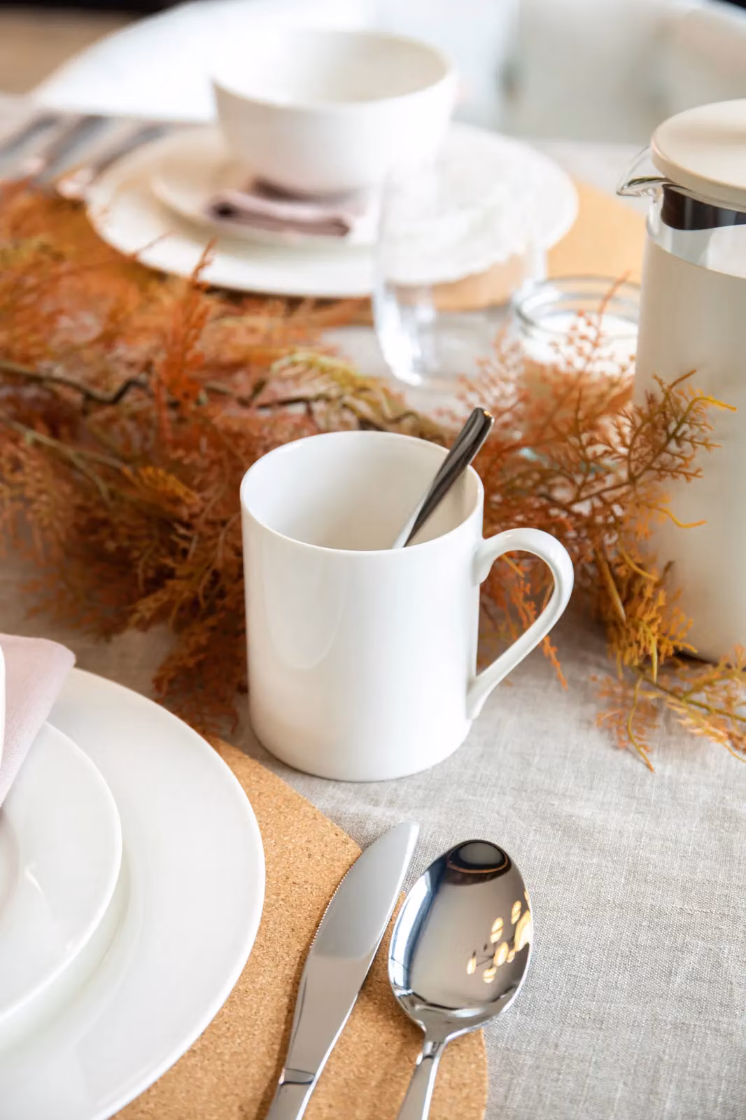 Mikasa Egret White Bone China Mugs, Set of 4, 380ml – 3