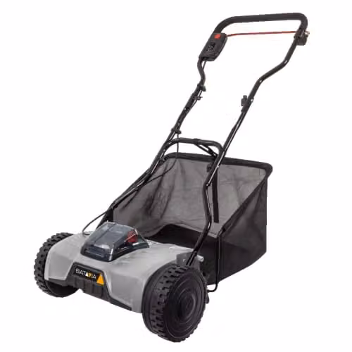 Batavia Maxxpack 18V Hybrid Brushless Cylinder Mower in Grey