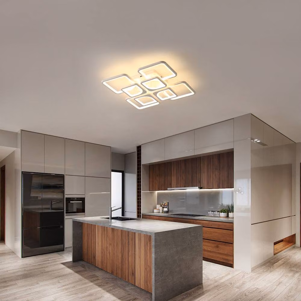 Goeco 80W Dimmable LED Ceiling Light in White with Remote Control and App Control – 2