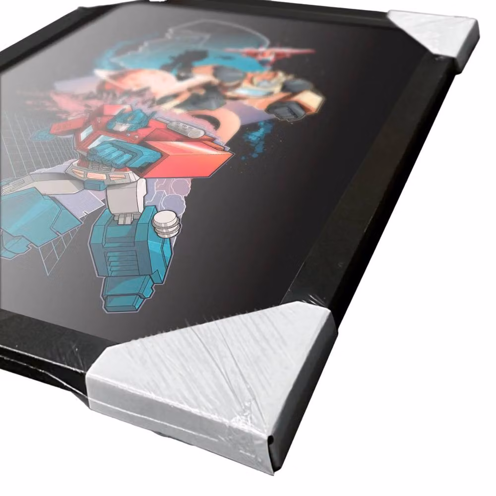 Transformers Utopian Worlds Multicolour Framed Abstract Graphic Paper Poster – 3