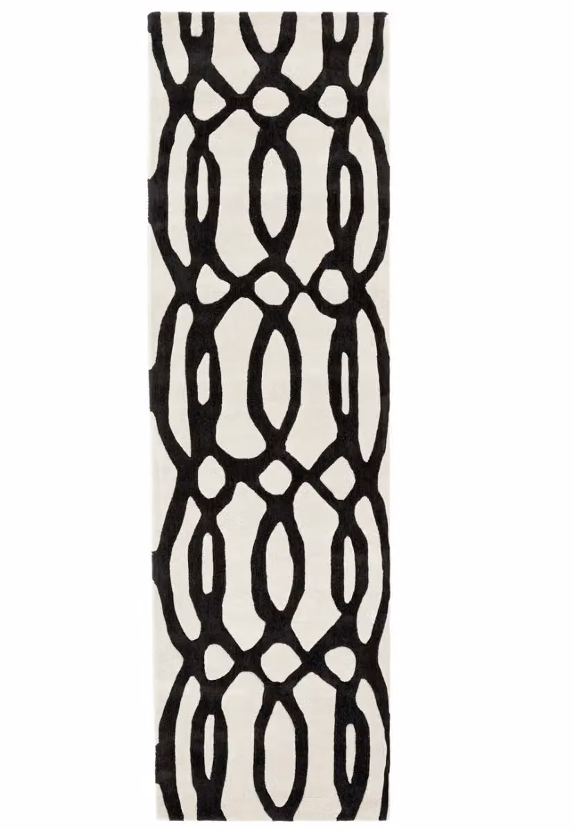The Rug Shop UK White Handmade Abstract Luxurious Easy To Clean Area Rug W: 160 cm, D: 230 cm – 7