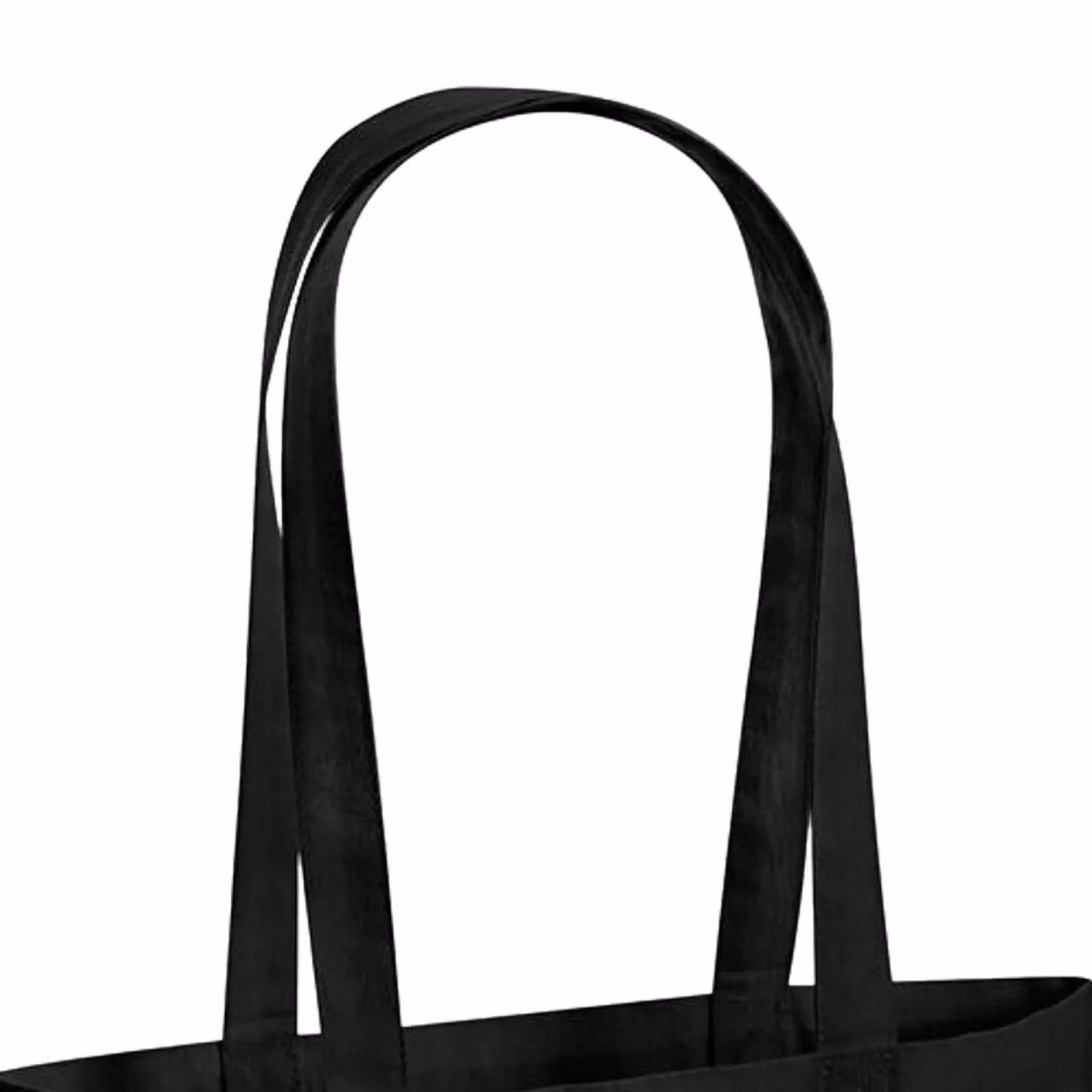 Westford Mill Cotton Tote Bag in Black W: 42.0 cm, H: 38.0 cm – 2