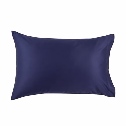 Christy 400TC Luxury Mako Satin Cotton Pillowcases, 2 Pack, Blue – 1