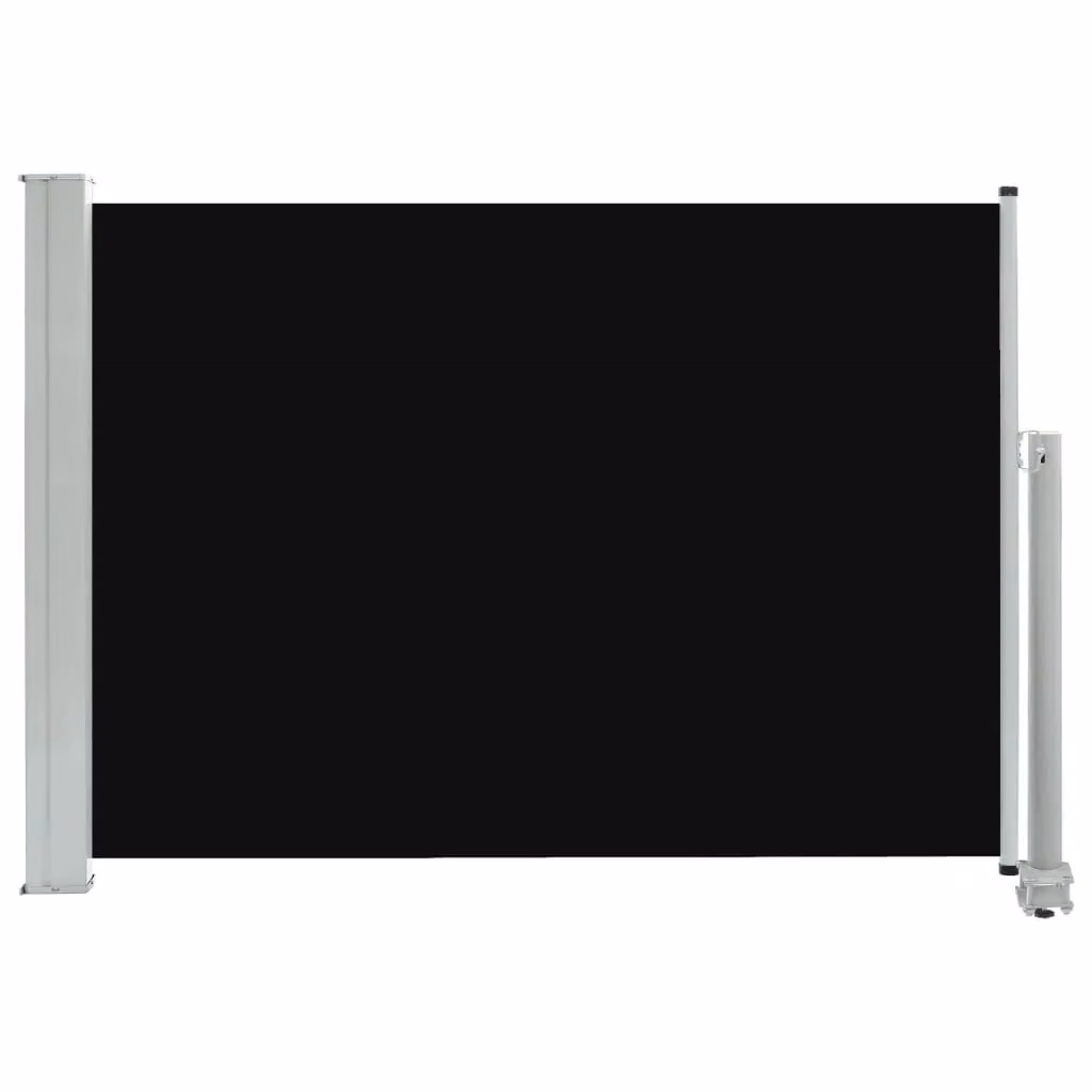 Berkfield Home Patio Retractable Side Awning in Black, W/H: 80 x 300 cm – 2