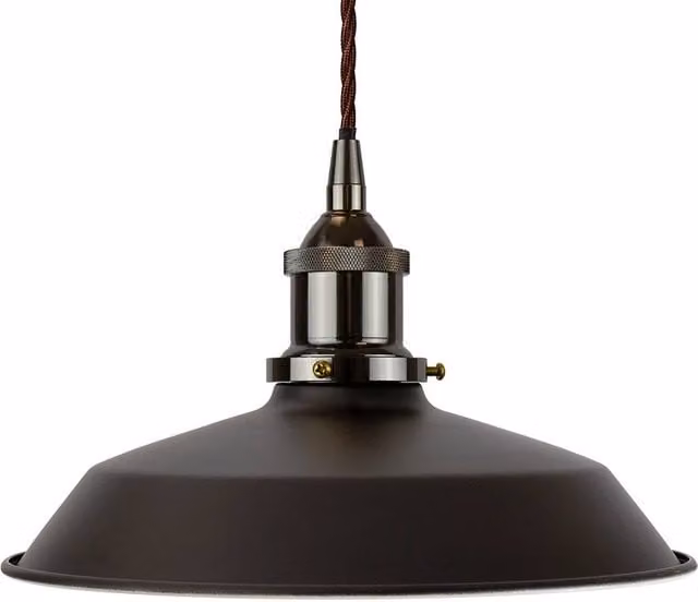 SE Home Small Trinity Metal Pendant Light in Matt Black