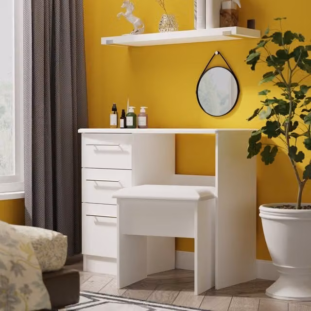 Sherwood Ready Assembled Vanity in Porcelain Matt White