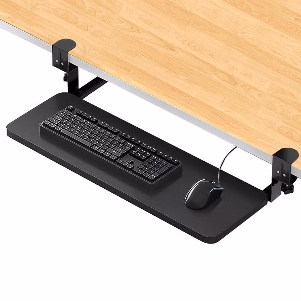 PAWNORA Under Desk Keyboard Tray in Black – 2