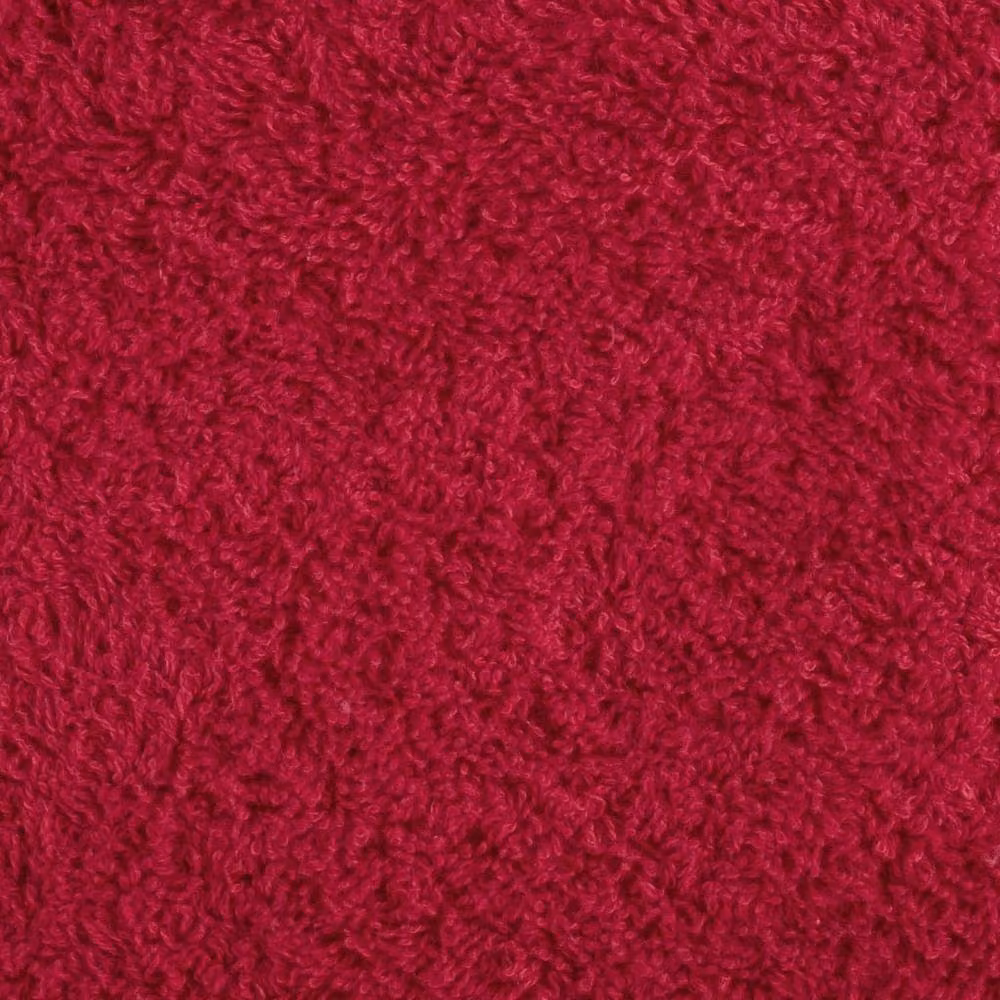 Berkfield Home SOLUND Premium Cotton Sauna Towels, Red, 4 Pack, W: 80 cm, L: 200 cm, 600 gsm – 4