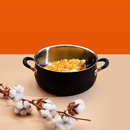 Meyer Accent Black Stainless Steel Casserole Dish with 4.7 l Capacity – 2