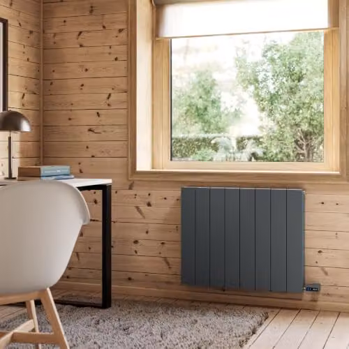 UK Radiators Thetford Anthracite Horizontal Electric Designer Radiator with WiFi App Control, H: 60.0 cm, W: 74.8 cm – 3