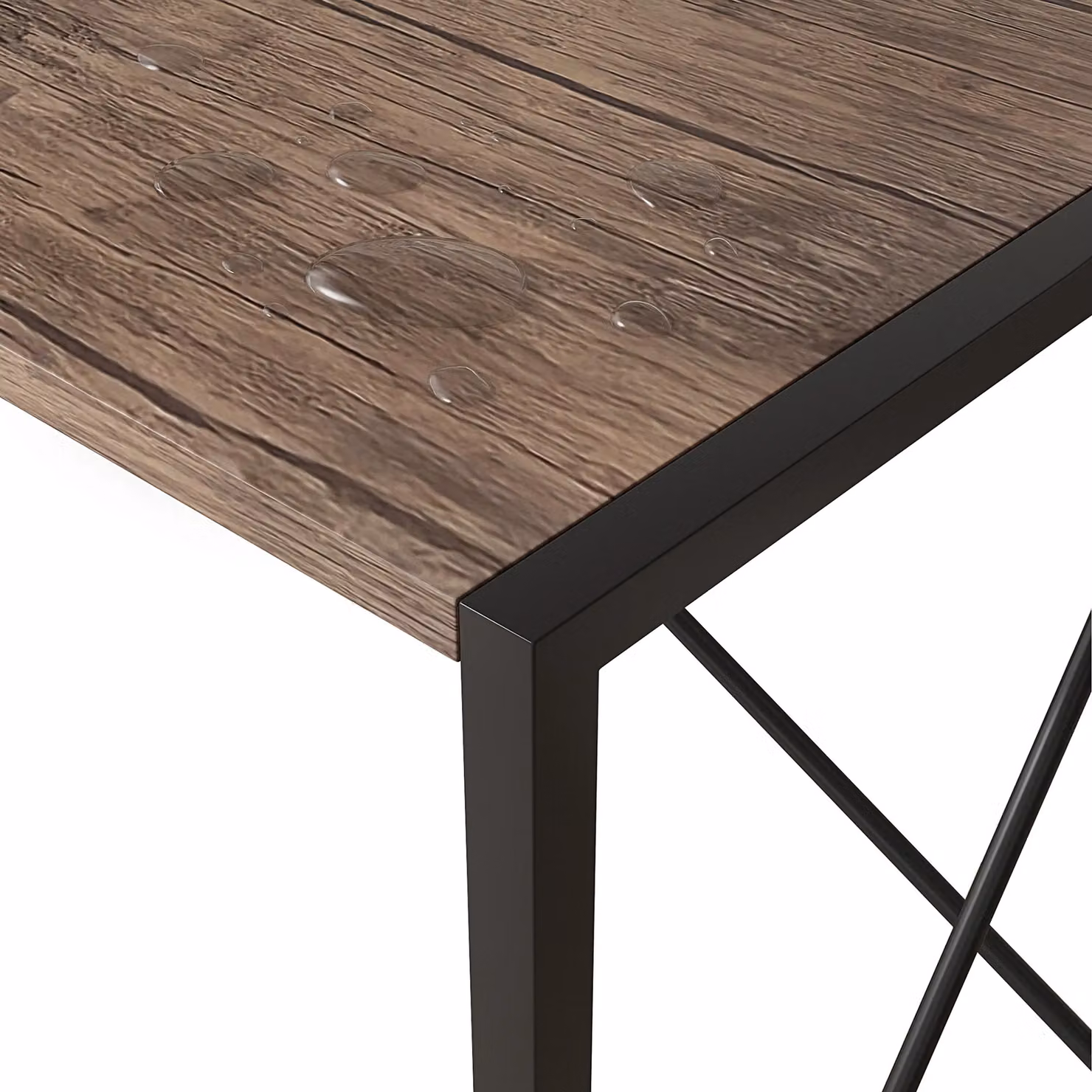 MCC Direct Miami Felix Folding Writing Desk in Brown – 4
