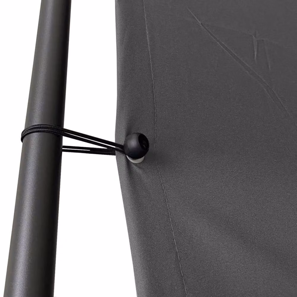 Berkfield Home Anthracite Gazebo with Black Steel Frame, 3 x 3 m – 3