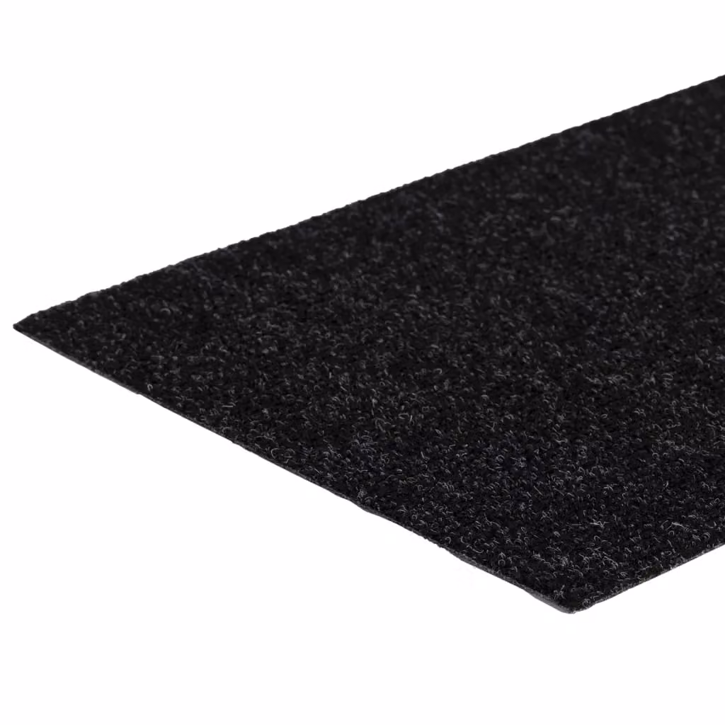 Berkfield Home Self-adhesive Rectangular Stair Mats, 15 Pieces, Black, W/D: 60 x 25 cm – 3