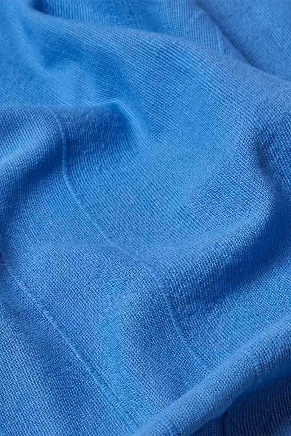 Homescapes Cotton Rajput Ribbed Throw in Blue, W: 360 cm, H: 255 cm – 3