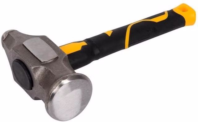 Roughneck Gorilla Club Hammer with Forged Steel Head and Black Plastic Handle