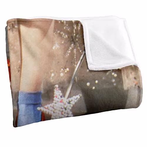 LOGOVISION The Wizard of Oz Ruby Slippers Scene Silky Touch Super Soft Fleece Throw Blanket, W/D/H: 152 x 127 cm, Multicolour – 2