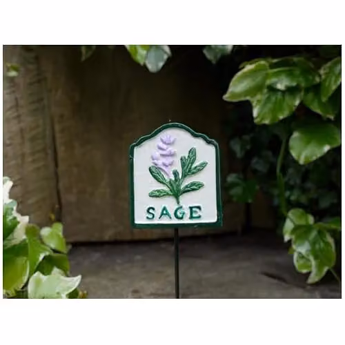 Gifts Direct 2 U Metal Herb Garden Stake Markers in Sage
