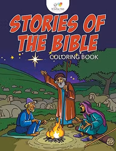 Kreative Kids Stories of the Bible Colouring Book for Children, Multicolour