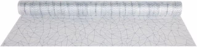 KDMD Blue Frosted Geometric Plastic Film Party Decoration