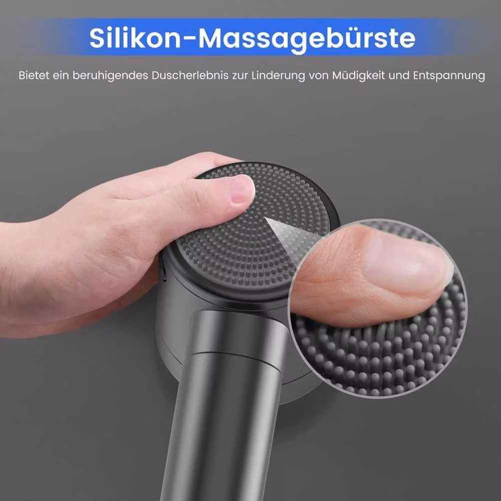 VOGREX High Pressure Water Saving Filter Shower Head with Ceramic Filter in Grey – 2