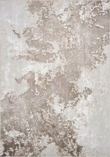 Desire Rugs Serenity Modern Abstract Area Rug in Beige and Grey, W: 160 cm, L: 230 cm