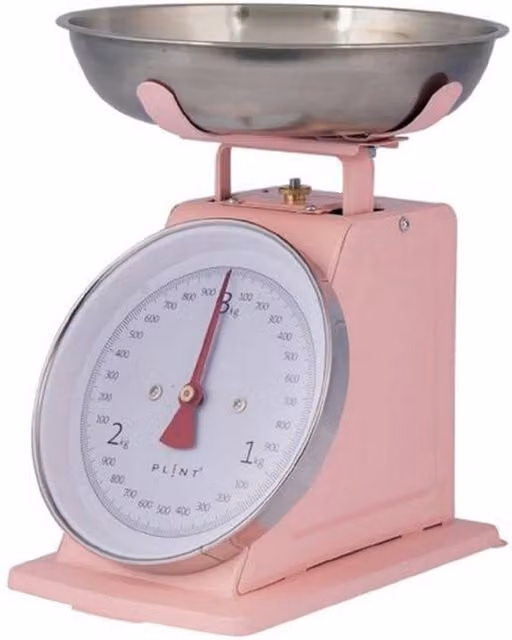 GM Garden and Home Manual Kitchen Weighing Scales in Pink, W: 14 cm, D: 21 cm, H: 25.5 cm