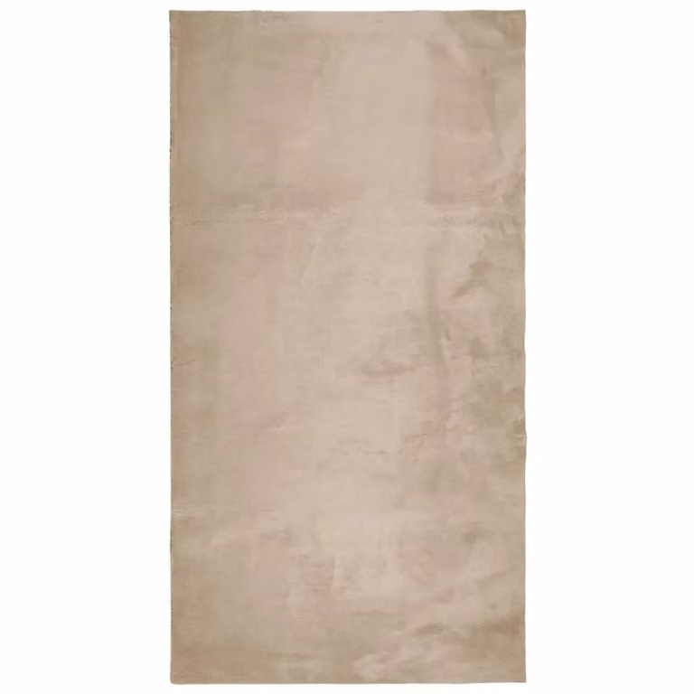 Berkfield Home HUARTE Short Pile Washable Sand and Brown Rug, W: 80 cm, L: 150 cm