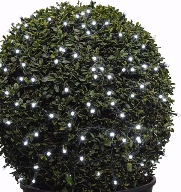Smart Garden Products Cool White LED Christmas String Lights with Timer, Battery Powered, 100 Lights – 2